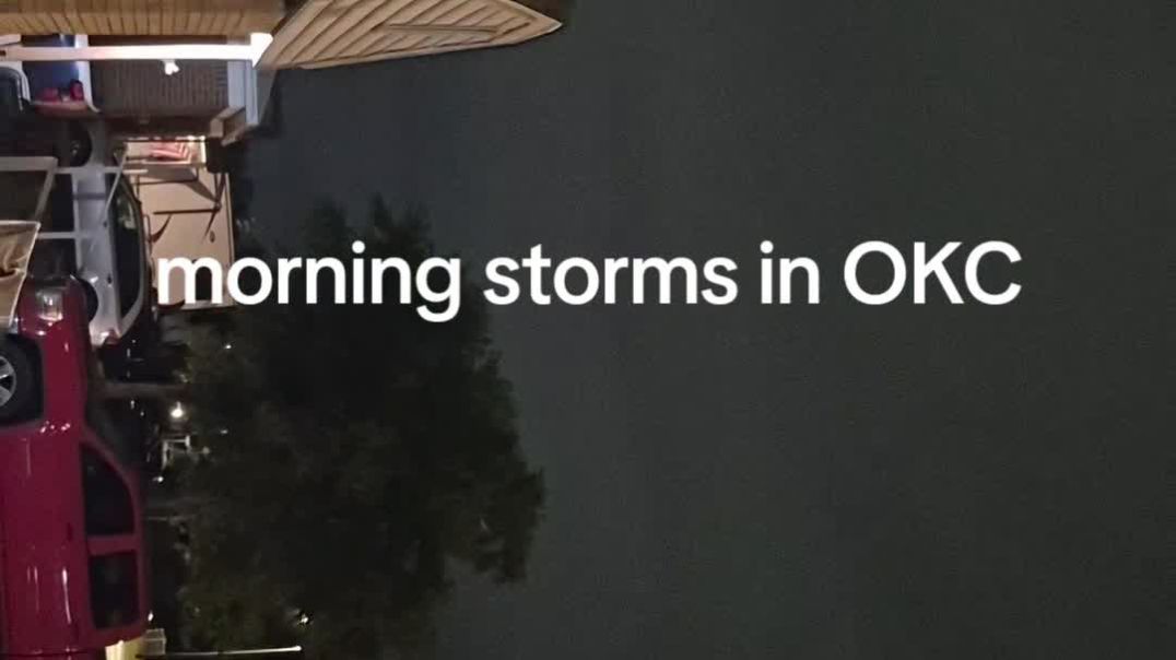 Storms rolling in OKC